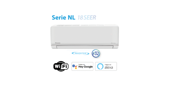 Aire Acondicionado Daikin Inverter 220v 12000 BTU Blanco - SERIE NL - Image 2