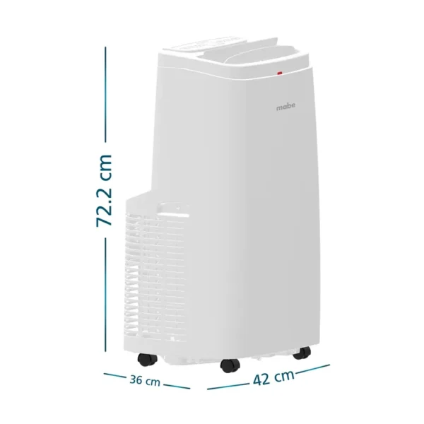 Aire Acondicionado Portátil 110v 12000 BTU Blanco Mabe - PTM12CABWJM2 - Image 5