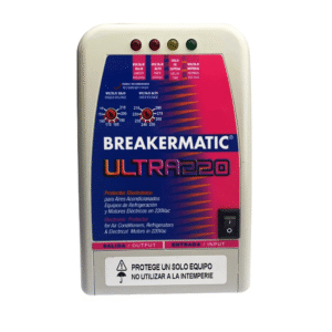 Breakermatic Protector de Voltaje Trabajo Pesado 220V