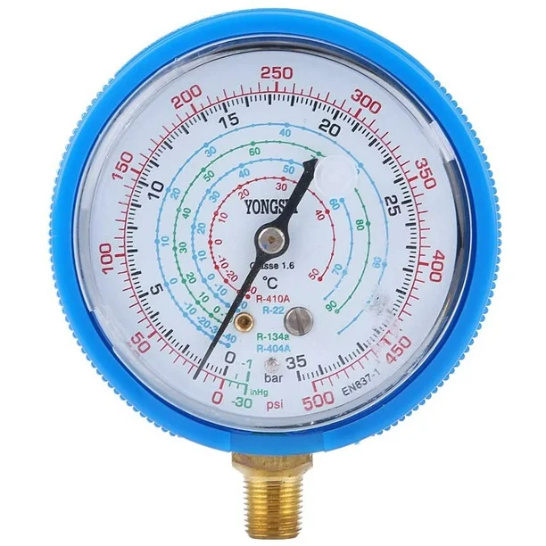 Manómetro Baja Azul R134-22-410 SPGS-70-L