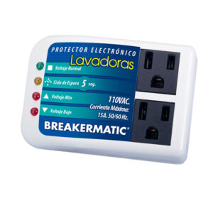 Breakermatic Protector de Voltaje para Lavadoras