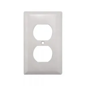 Faceplate energía doble blanco Adler