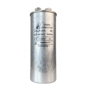 Capacitor de marcha CBB65-1 370/400VAC metálico 80 UF