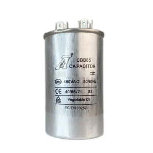 Capacitor de marcha CBB65-1 370/400VAC metálico 25 UF