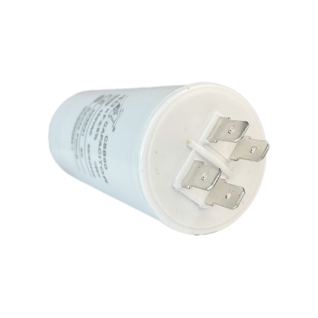 Capacitor de marcha CBB60 440/450VAC plástico 20 UF
