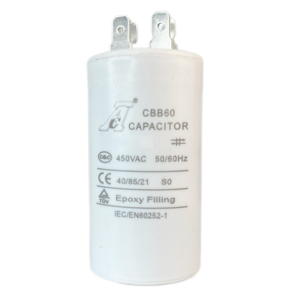 Capacitor de marcha CBB60 440/450VAC plástico 15 UF