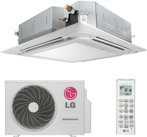 Aire Acondicionado Tipo Cassette LG 4 Vias 24.000 BTU Inverter